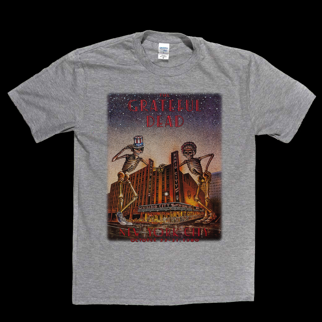 The Grateful Dead New York City Poster T-Shirt