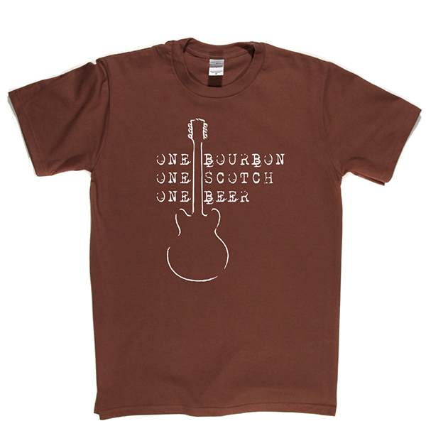 One Bourbon Scotch Beer T-shirt