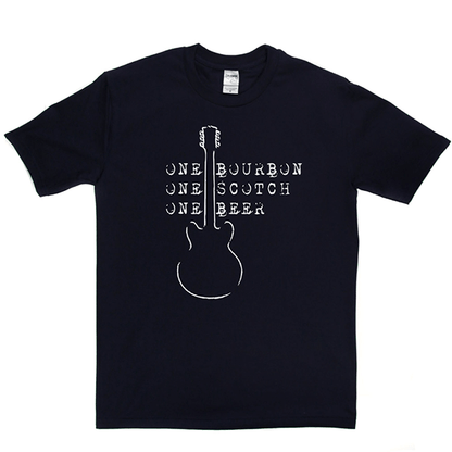 One Bourbon Scotch Beer T-shirt