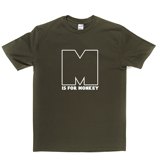 M is for Monkey T Shirt