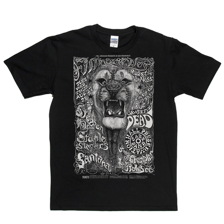 Grateful Dead Lion Poster T-Shirt