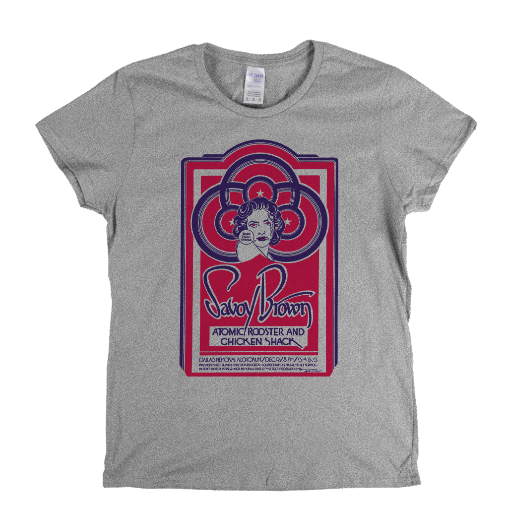 Savoy Brown Gig Poster Womens T-Shirt