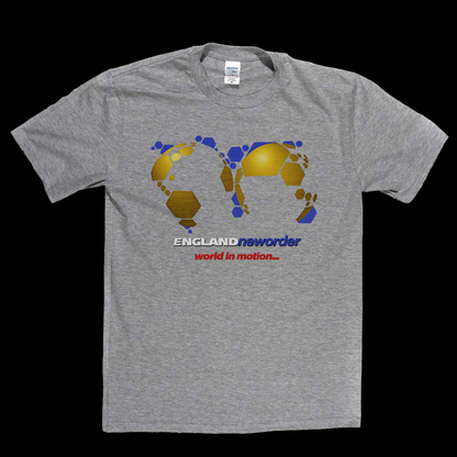World In Motion England New Order T-Shirt