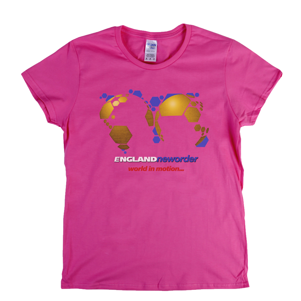 World In Motion England New Order Womens T-Shirt