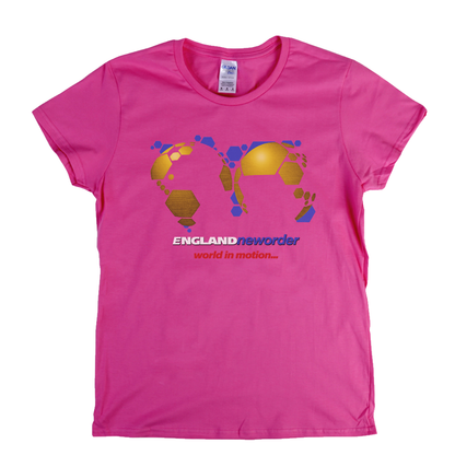World In Motion England New Order Womens T-Shirt