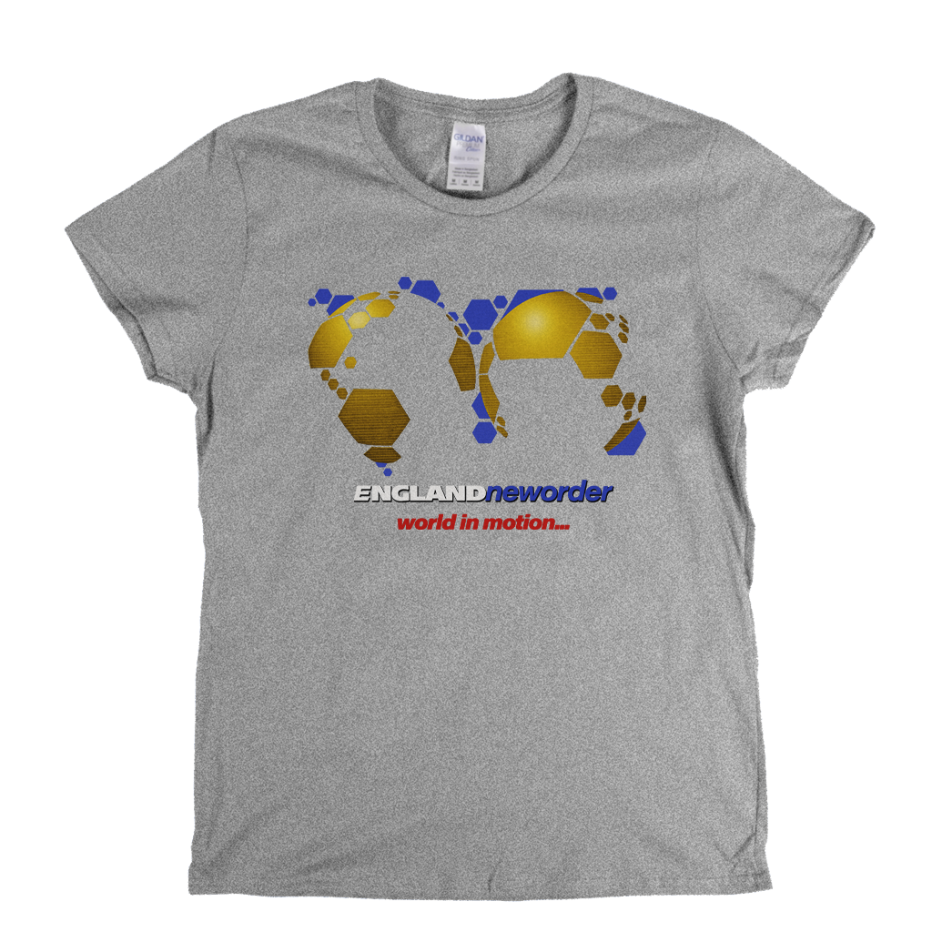 World In Motion England New Order Womens T-Shirt