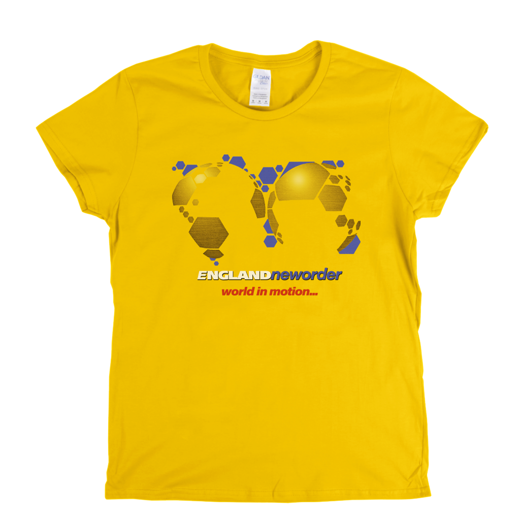 World In Motion England New Order Womens T-Shirt