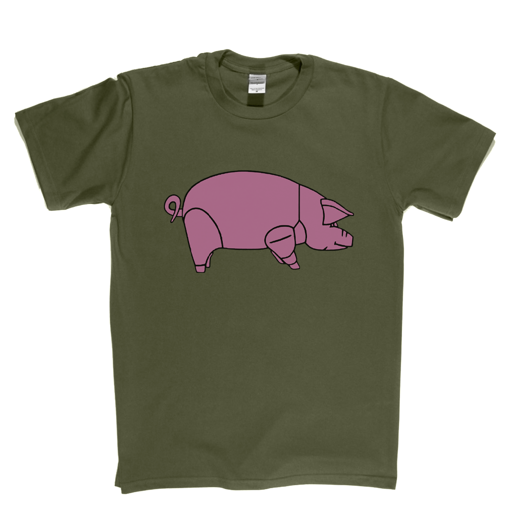 Pink floyd animals t shirt pig hot sale