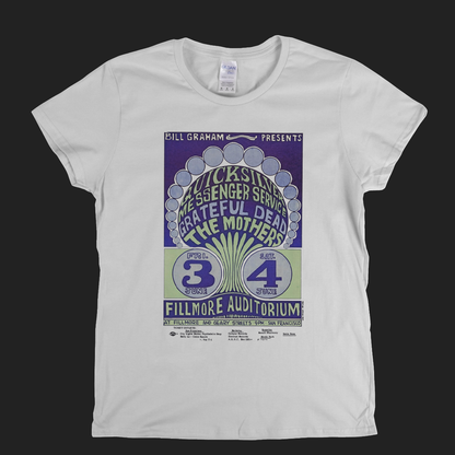 Fillmore Auditorium Poster Womens T-Shirt