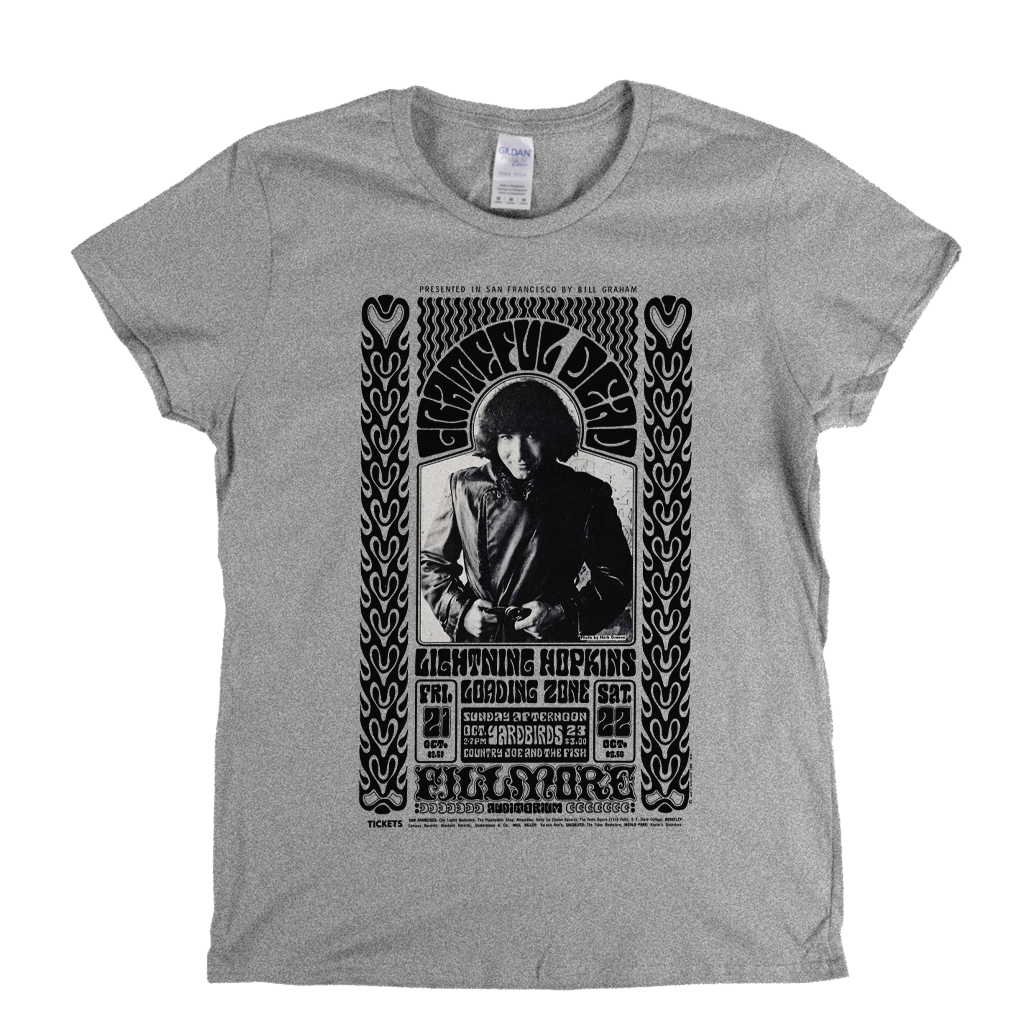 Grateful Dead Filmore Poster Womens T-Shirt