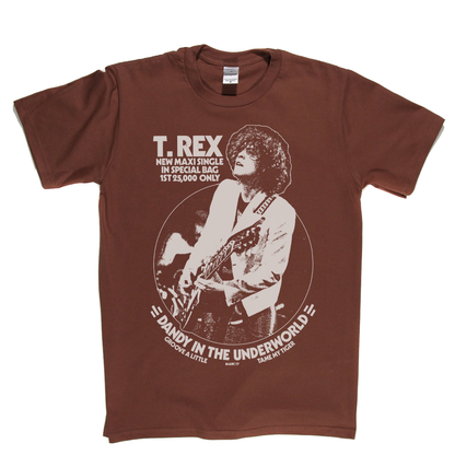 T Rex Dandy In The Underworld Poster T-Shirt