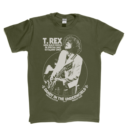 T Rex Dandy In The Underworld Poster T-Shirt