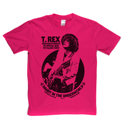 T Rex Dandy In The Underworld Poster T-Shirt