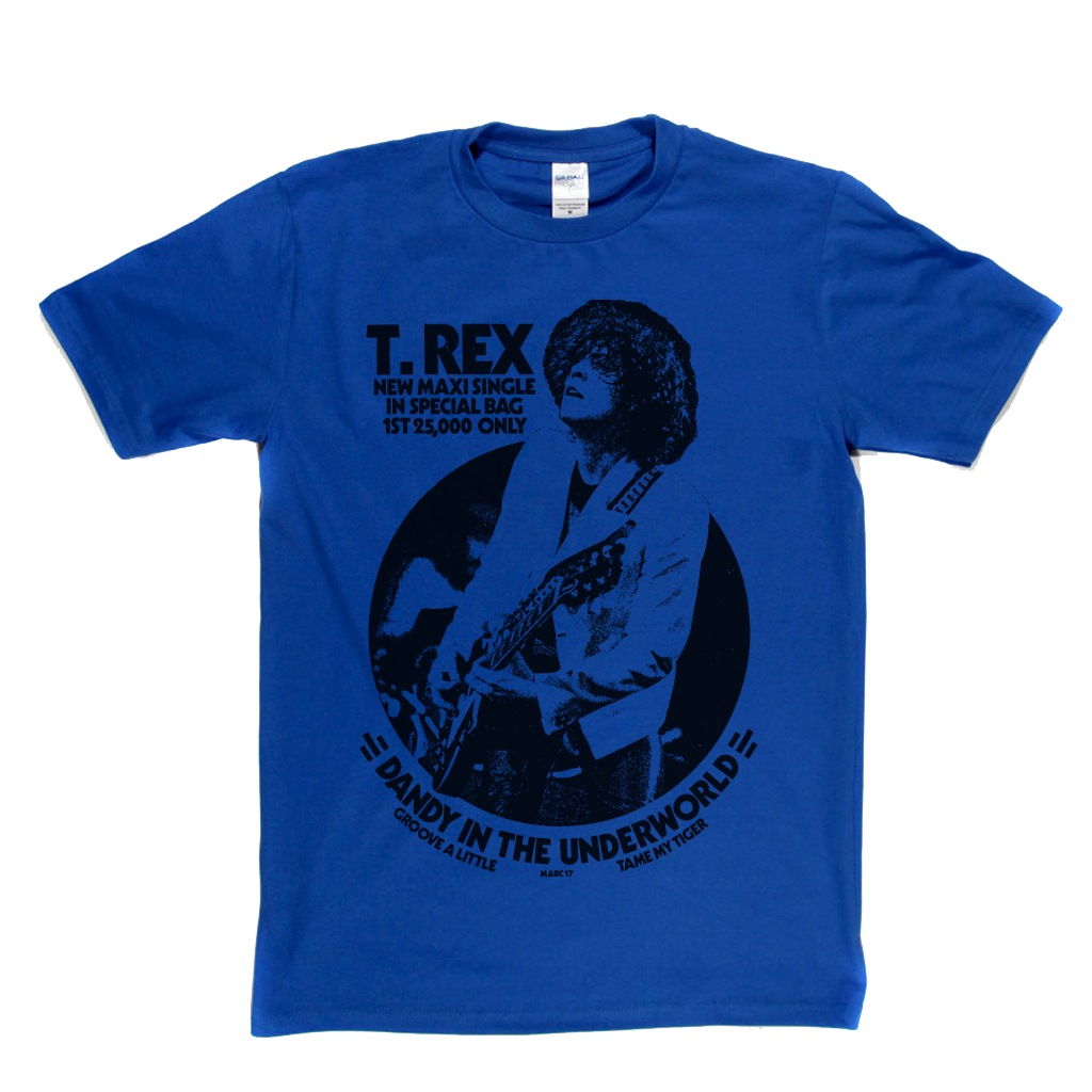 T Rex Dandy In The Underworld Poster T-Shirt