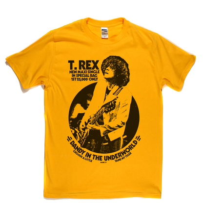 T Rex Dandy In The Underworld Poster T-Shirt