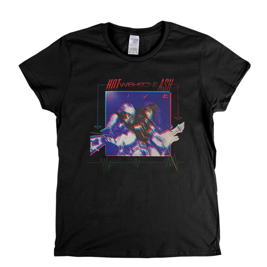 Wishbone Ash Live Womens T-Shirt