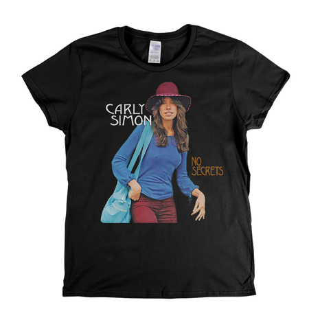 Carly Simon No Secrets Womens T-Shirt