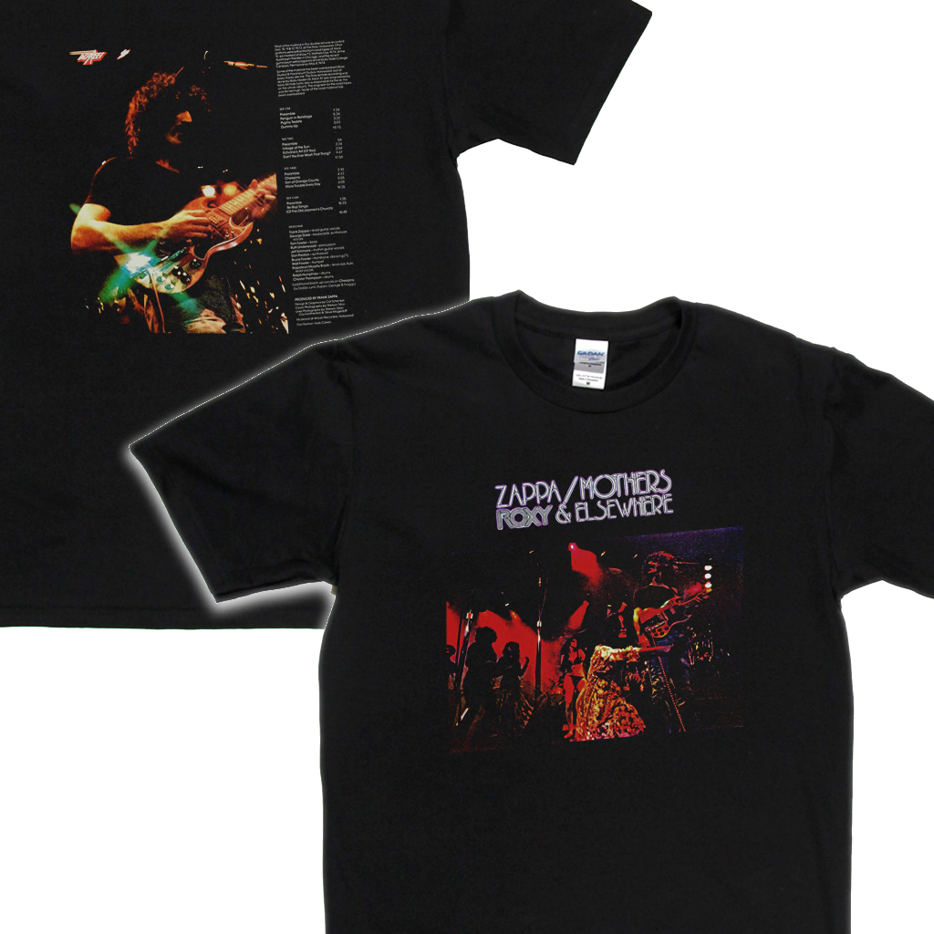 Zappa Live At The Roxy Front And Back T-Shirt