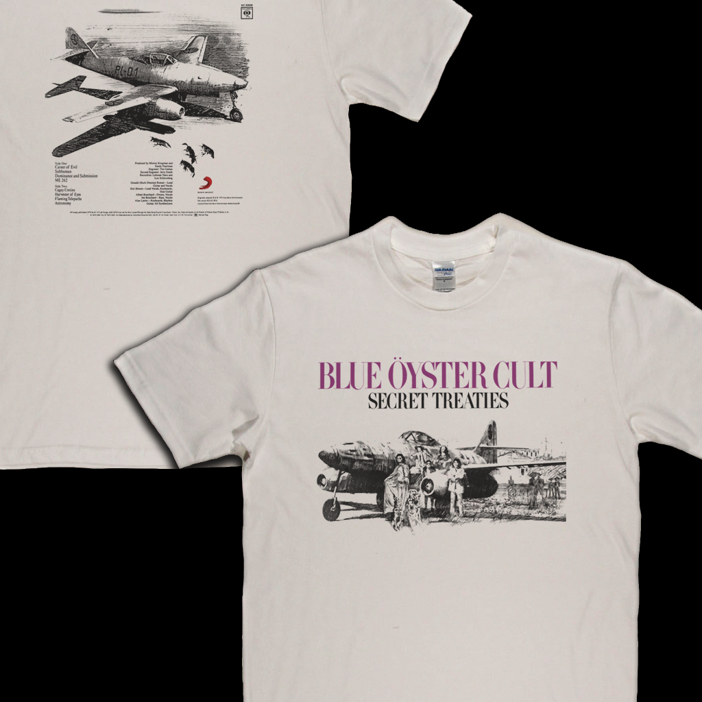Blue Oyster Cult Secret Treaties Front And Back T-Shirt