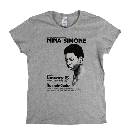 Nina Simone Poster Womens T-Shirt