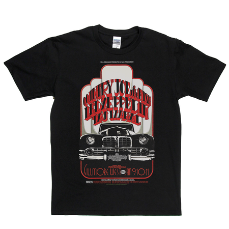 Country Joe Led Zeppelin Taj Mahal Poster T-Shirt