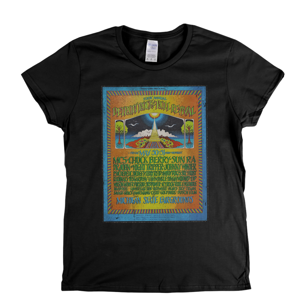 Detroit Rock And Roll Revival Womens T-Shirt
