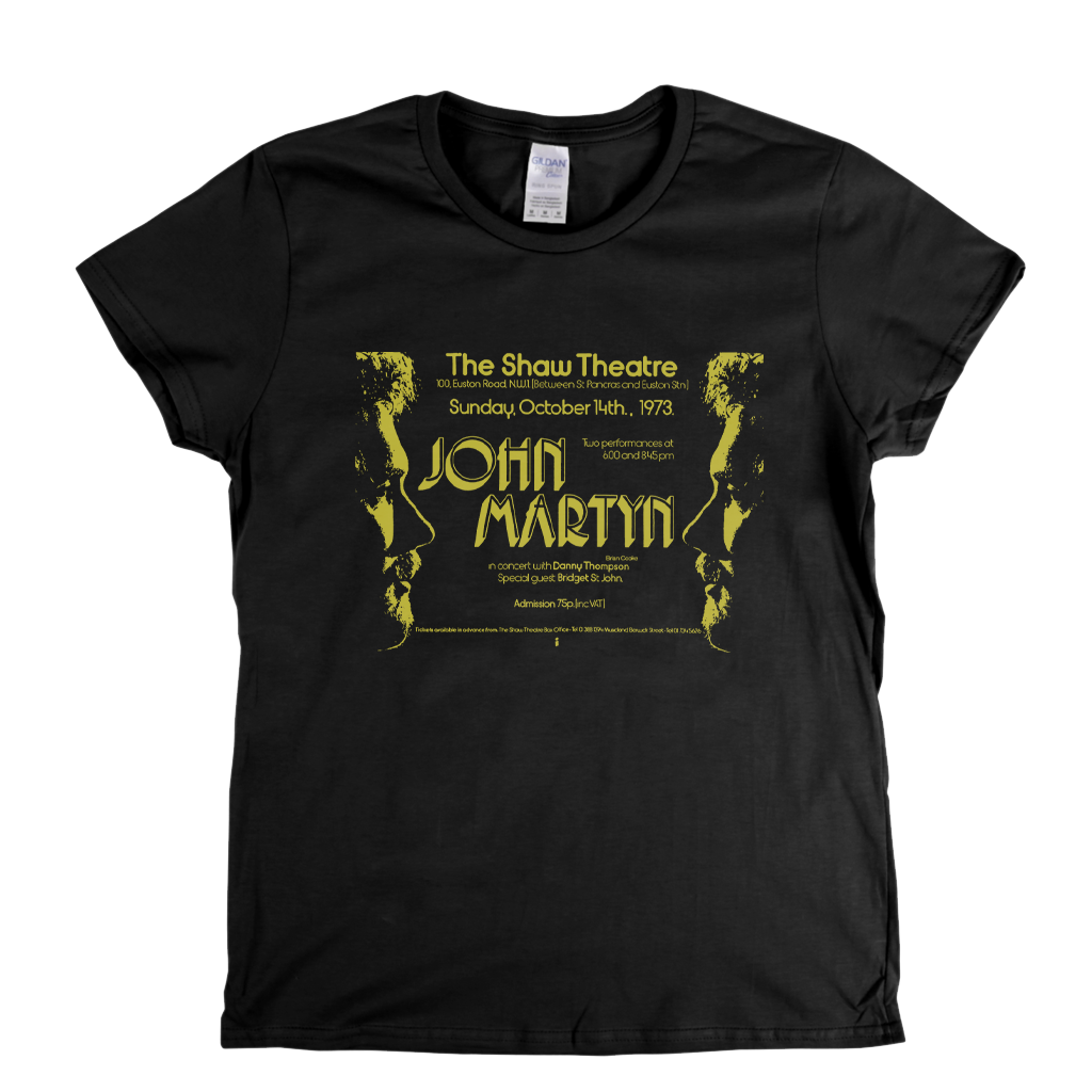John Martyn Gig Poster Womens T-Shirt