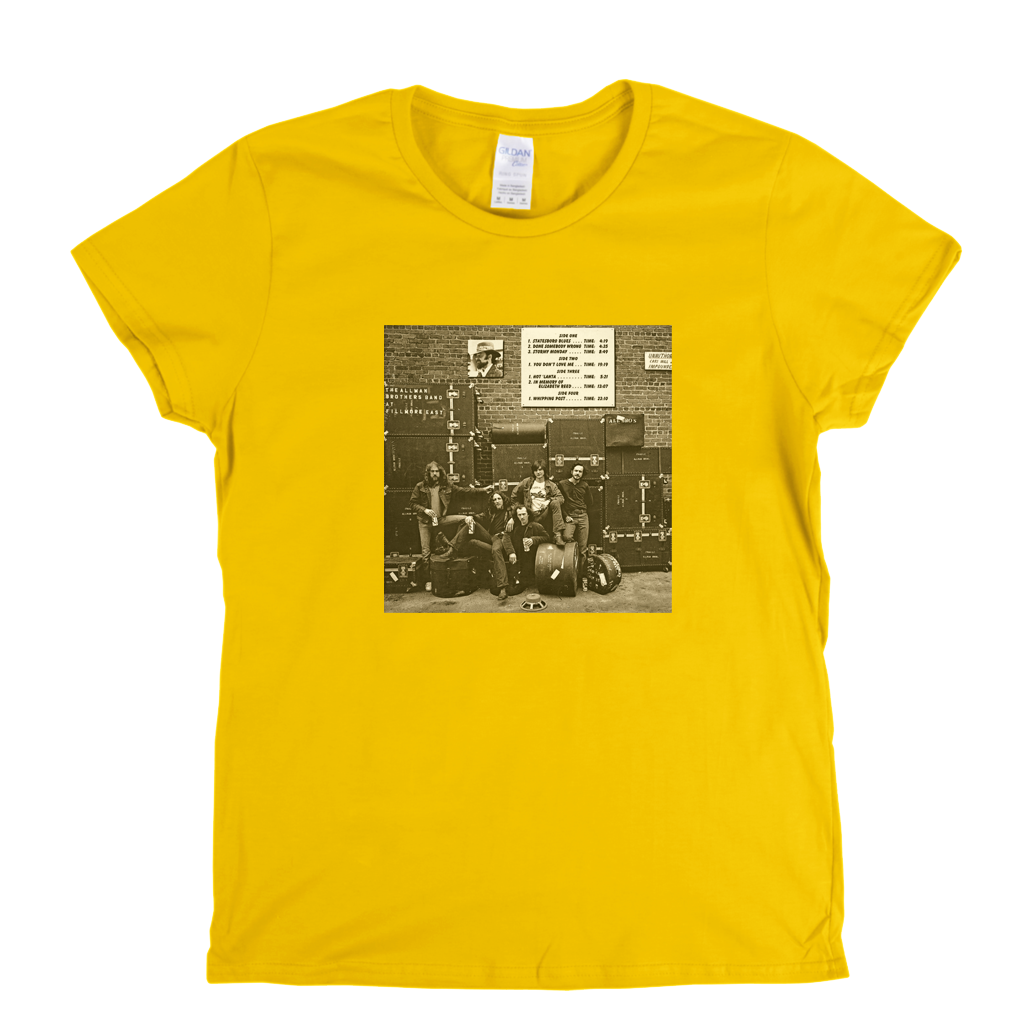 The Allman Brothers Band Live At The Fillmore East Womens T-Shirt