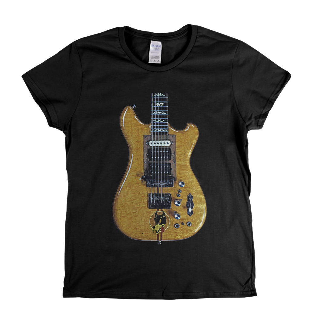 Jerry Garcia Wolf Guitar Womens T-Shirt