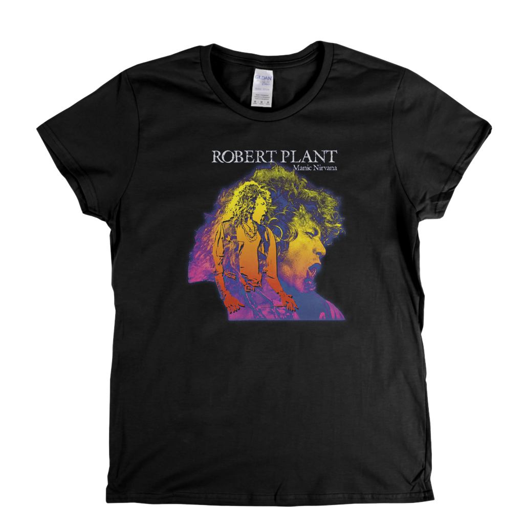 Robert Plant Manic Nirvana Womens T-Shirt