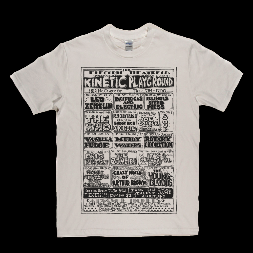 Kinetic Playground Gig Poster T-Shirt