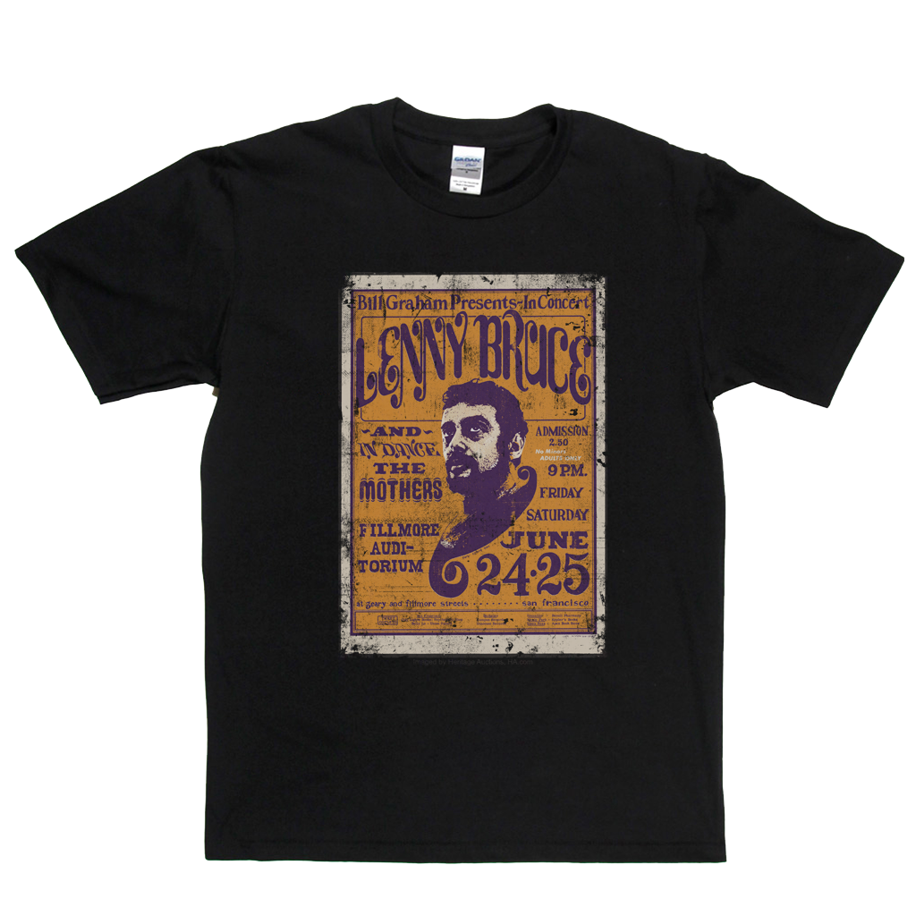 Lenny Bruce Fillmore Poster T-Shirt