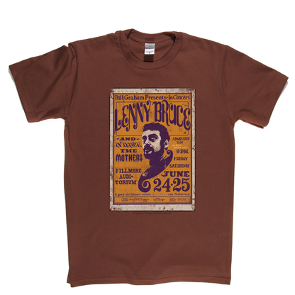 Lenny Bruce Fillmore Poster T-Shirt