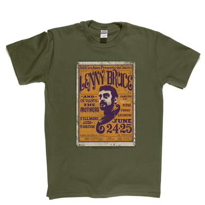 Lenny Bruce Fillmore Poster T-Shirt