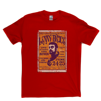 Lenny Bruce Fillmore Poster T-Shirt