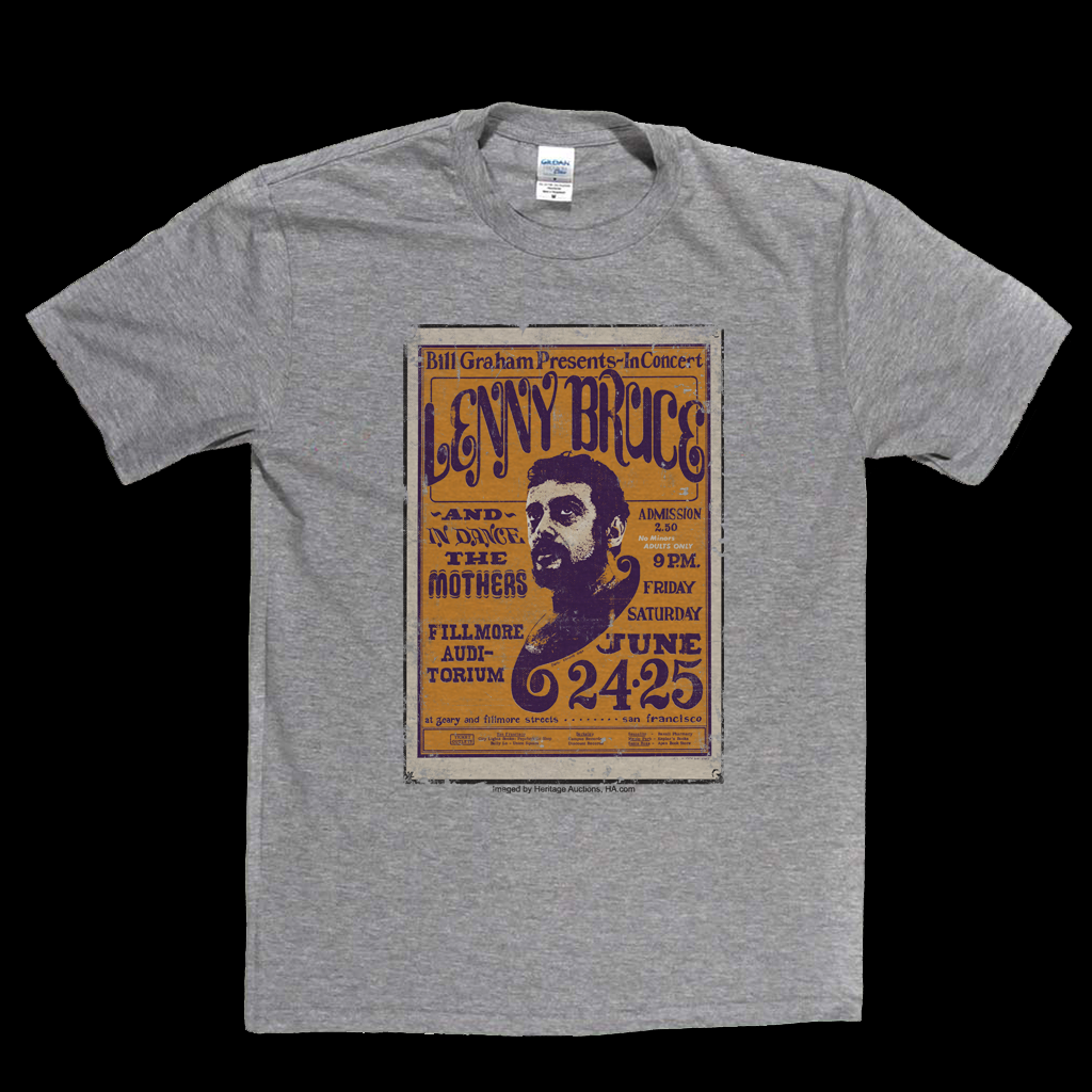 Lenny Bruce Fillmore Poster T-Shirt