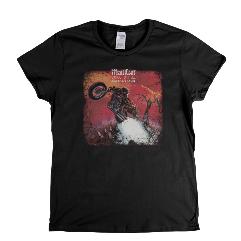 Meat Loaf Bat Out Of Hell Womens T-Shirt