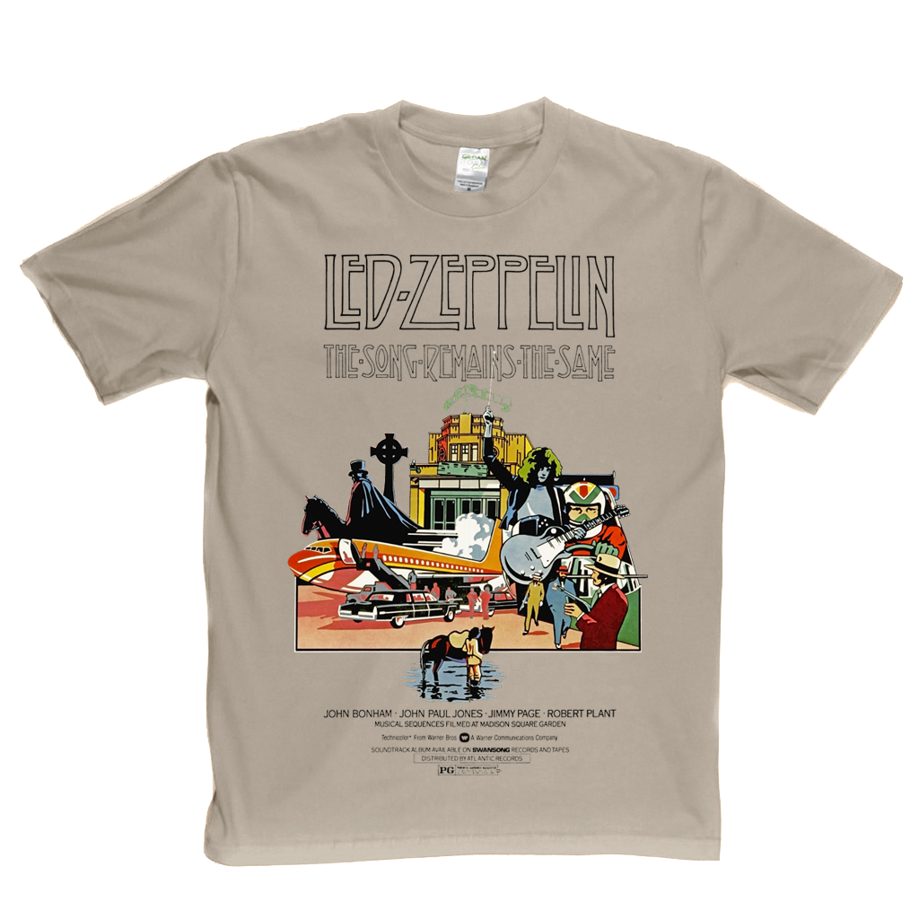Led Zeppelin The Song Remains The Same Poster T-Shirt