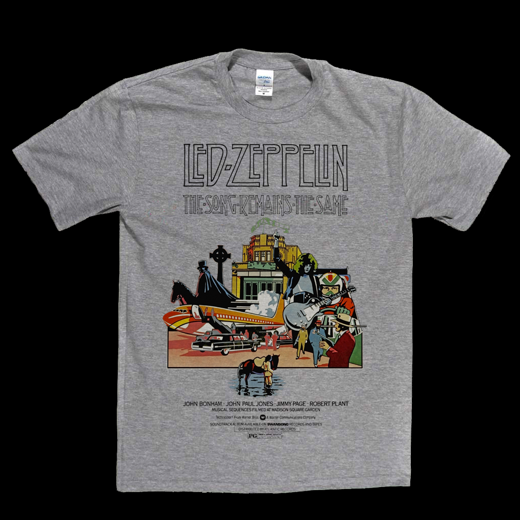 Led Zeppelin The Song Remains The Same Poster T-Shirt