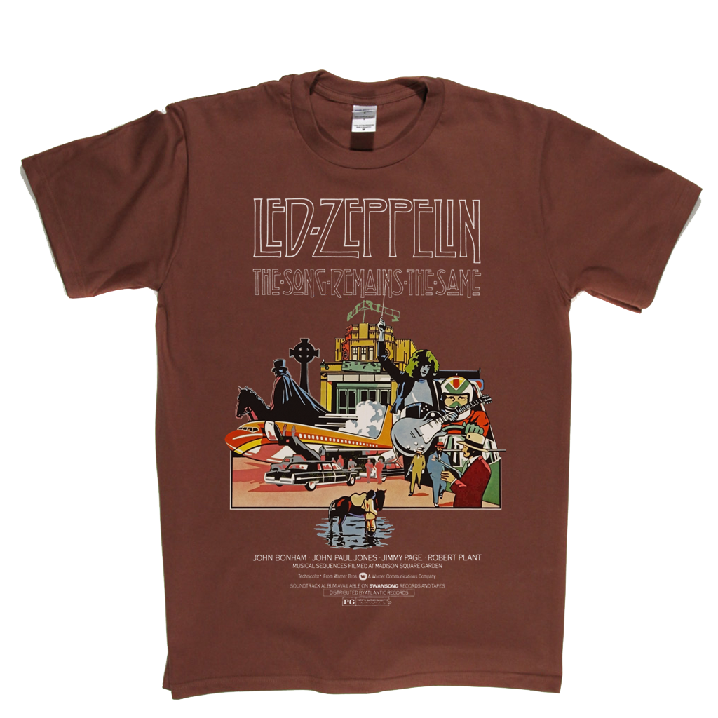 Led Zeppelin The Song Remains The Same Poster T-Shirt