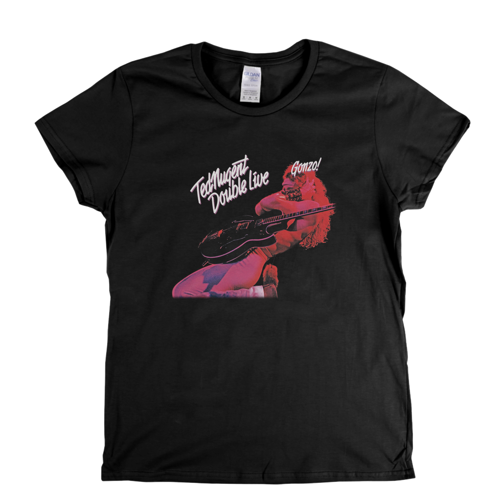 Ted Nugent Double Live Gonzo Womens T-Shirt