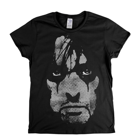 Alice Cooper Close Up Womens T-Shirt