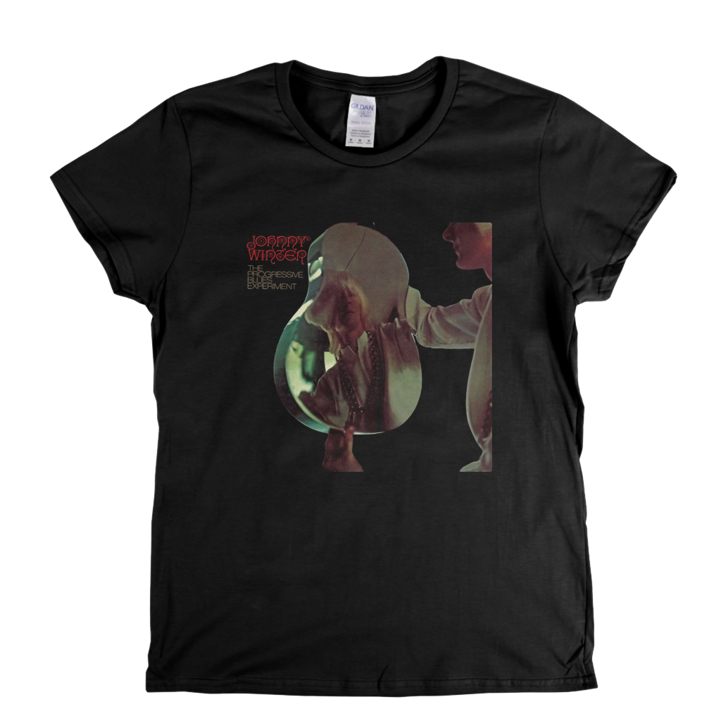 Johnny Winter The Progressive Blues Experiment Womens T-Shirt