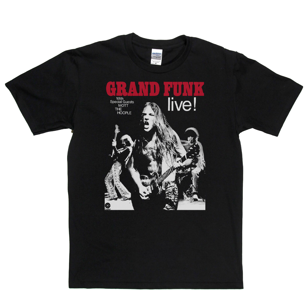 Grand Funk Live Poster T-Shirt