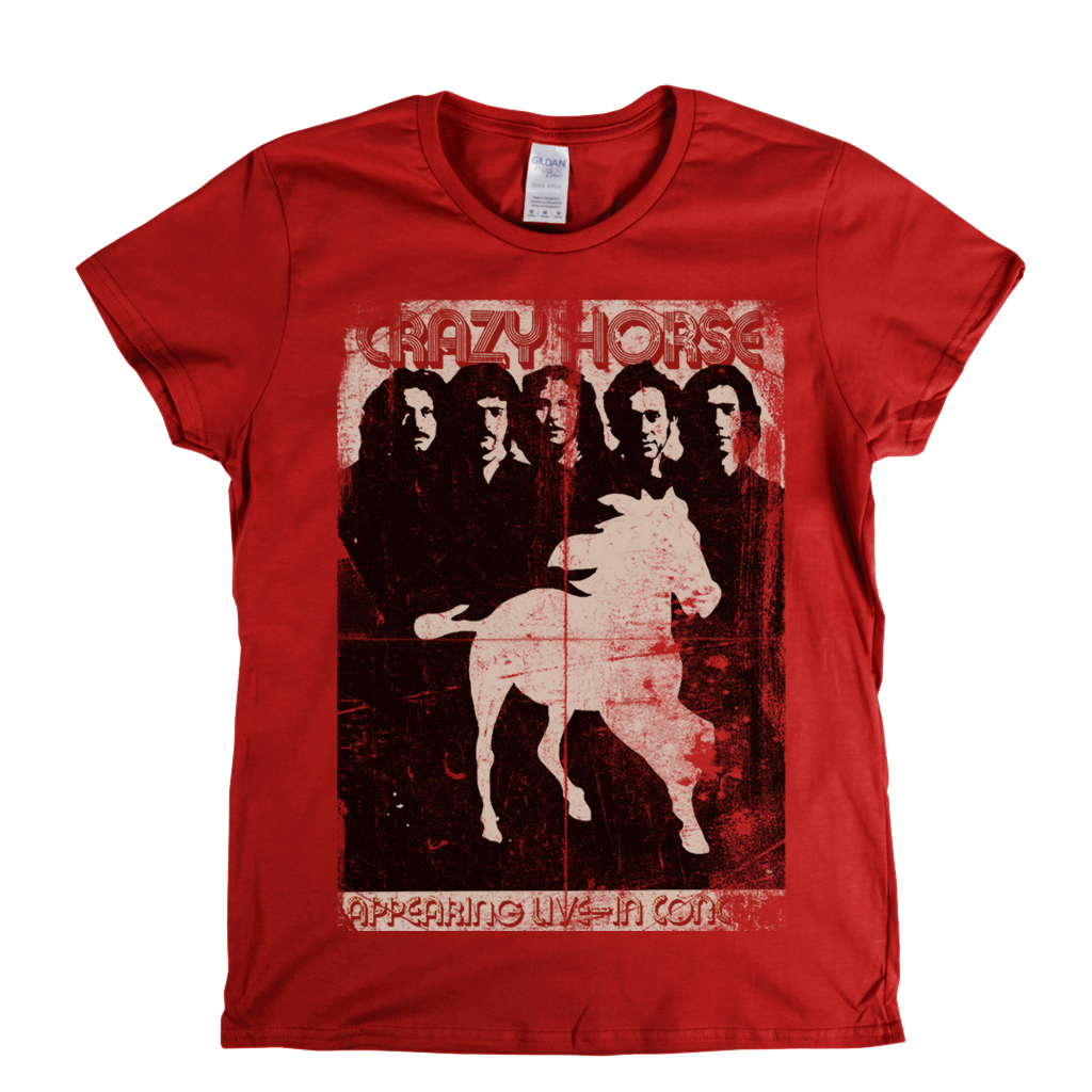 Crazy Horse Poster Womens T-Shirt