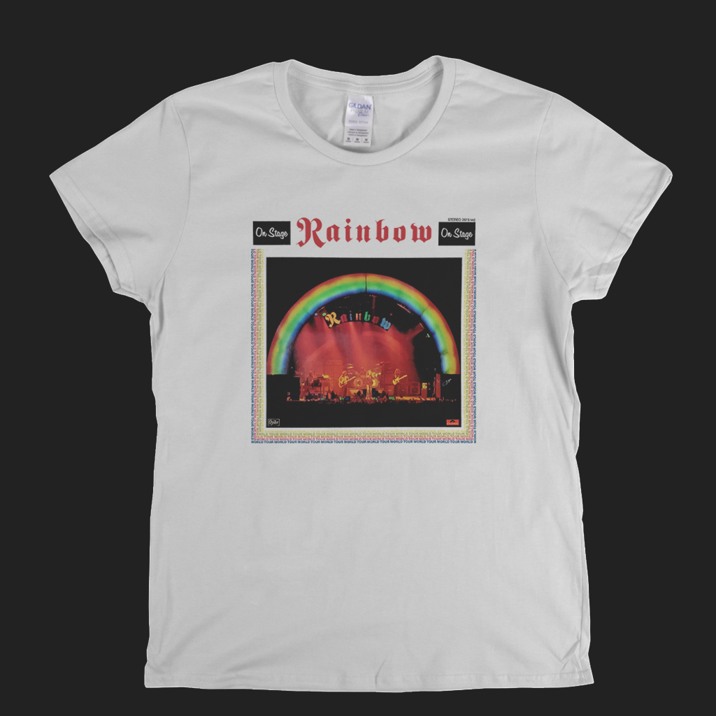 Rainbow On Stage Womens T-Shirt