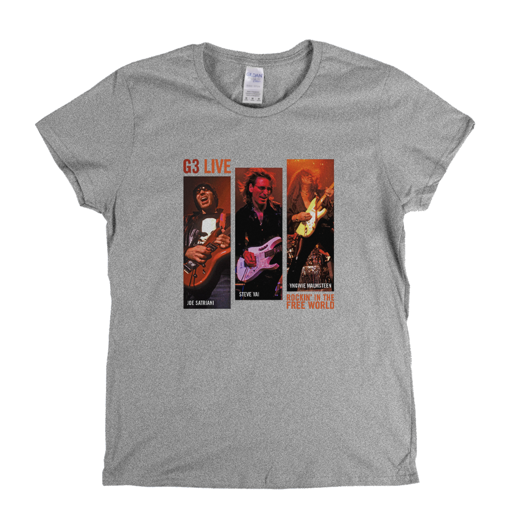 G3 Live Rockin In The Free World Womens T-Shirt