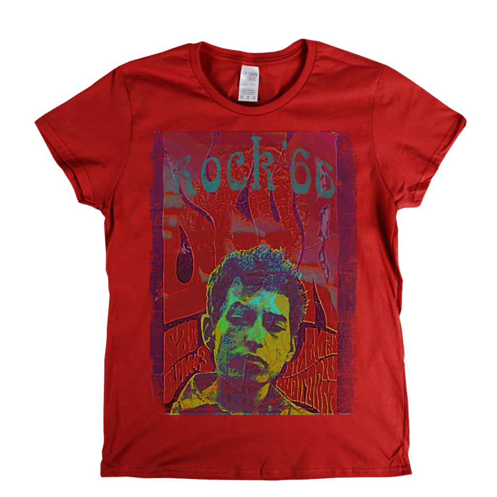 Bob Dylan Rock 66 Womens T-Shirt