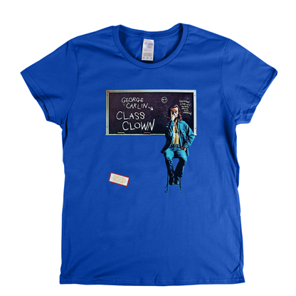 George Carlin Class Clown Womens T-Shirt