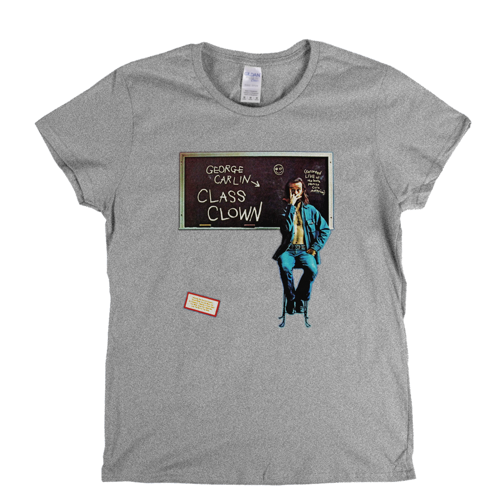 George Carlin Class Clown Womens T-Shirt